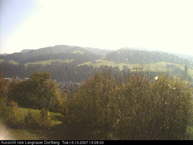 Webcam-Bild: Aussicht vom Dorfberg in Langnau 20071016-150500