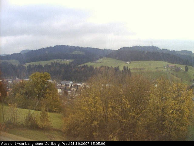Webcam-Bild: Aussicht vom Dorfberg in Langnau 20071031-150500