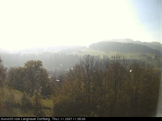 Webcam-Bild: Aussicht vom Dorfberg in Langnau 20071101-110500