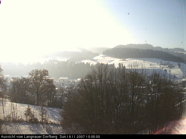 Webcam-Bild: Aussicht vom Dorfberg in Langnau 20071118-100500