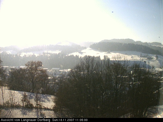 Webcam-Bild: Aussicht vom Dorfberg in Langnau 20071118-110500