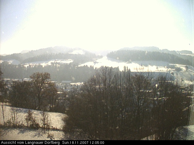 Webcam-Bild: Aussicht vom Dorfberg in Langnau 20071118-120500
