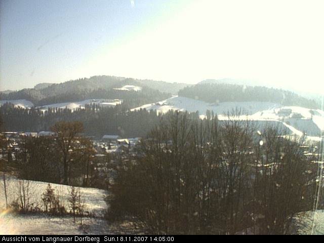 Webcam-Bild: Aussicht vom Dorfberg in Langnau 20071118-140500