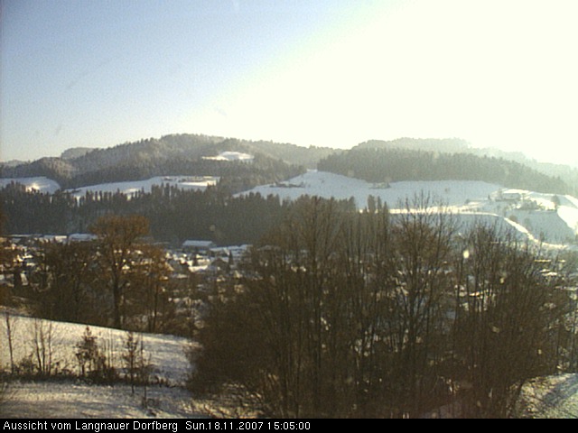Webcam-Bild: Aussicht vom Dorfberg in Langnau 20071118-150500