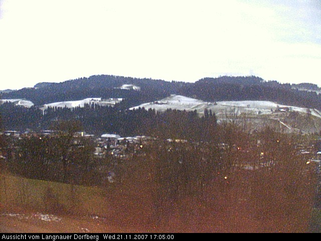 Webcam-Bild: Aussicht vom Dorfberg in Langnau 20071121-170500