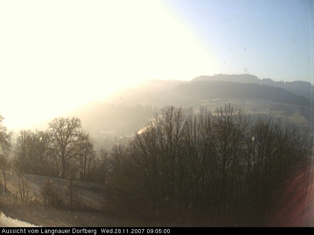 Webcam-Bild: Aussicht vom Dorfberg in Langnau 20071128-090500