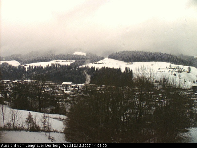 Webcam-Bild: Aussicht vom Dorfberg in Langnau 20071212-140500