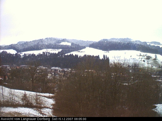 Webcam-Bild: Aussicht vom Dorfberg in Langnau 20071215-080500