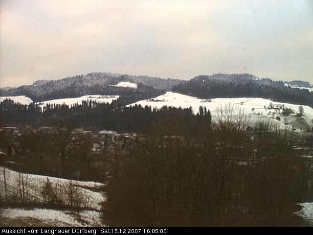 Webcam-Bild: Aussicht vom Dorfberg in Langnau 20071215-160500