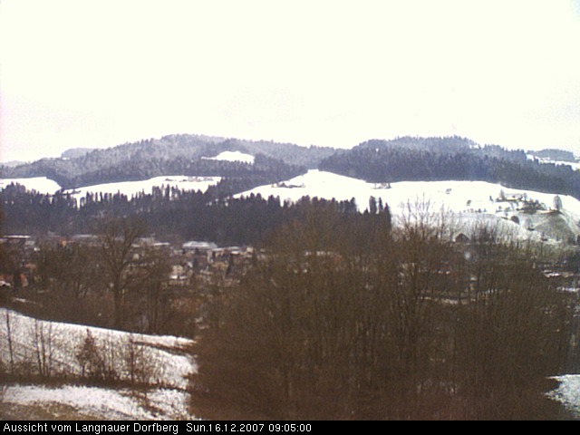 Webcam-Bild: Aussicht vom Dorfberg in Langnau 20071216-090500