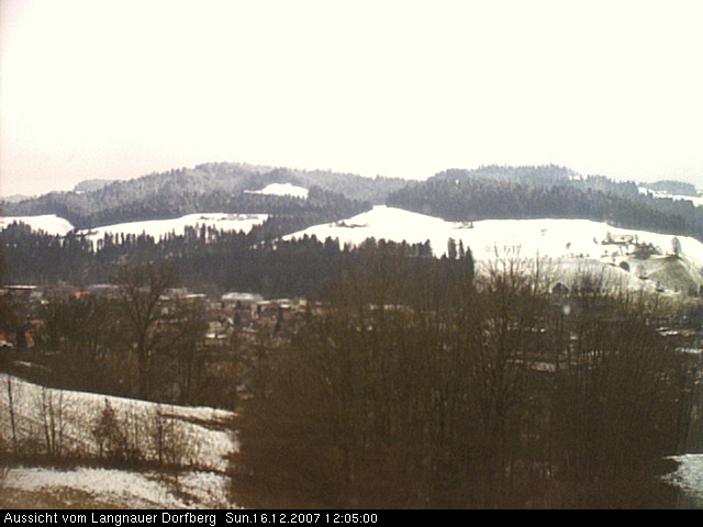 Webcam-Bild: Aussicht vom Dorfberg in Langnau 20071216-120500