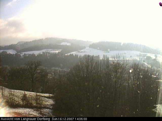 Webcam-Bild: Aussicht vom Dorfberg in Langnau 20071216-140500