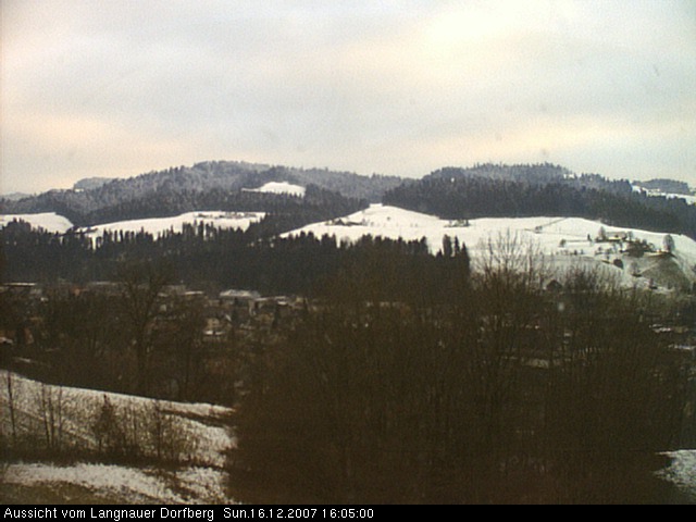 Webcam-Bild: Aussicht vom Dorfberg in Langnau 20071216-160500