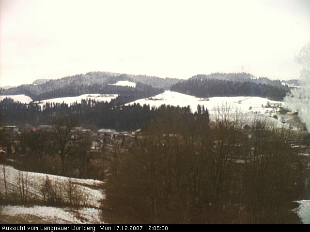 Webcam-Bild: Aussicht vom Dorfberg in Langnau 20071217-120500