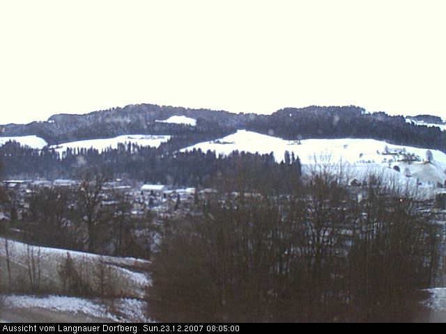 Webcam-Bild: Aussicht vom Dorfberg in Langnau 20071223-080500