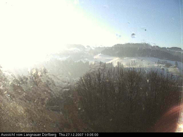 Webcam-Bild: Aussicht vom Dorfberg in Langnau 20071227-100500