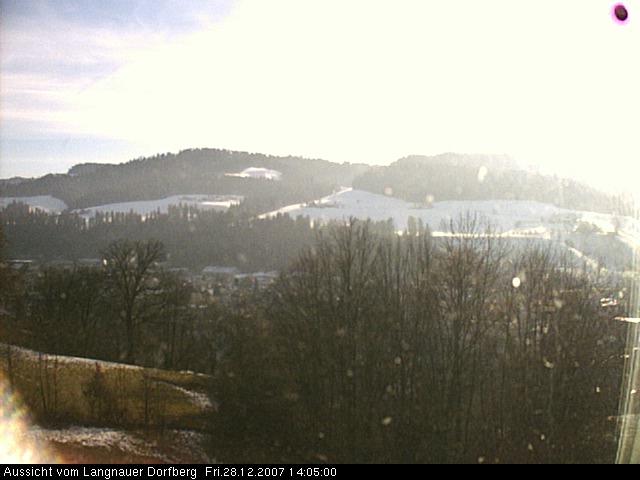 Webcam-Bild: Aussicht vom Dorfberg in Langnau 20071228-140500