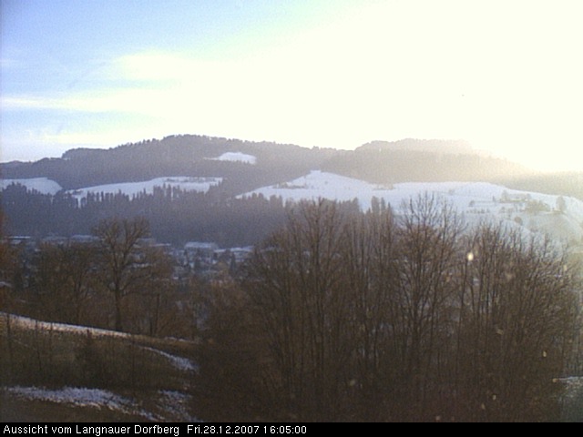 Webcam-Bild: Aussicht vom Dorfberg in Langnau 20071228-160500