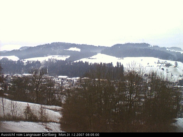 Webcam-Bild: Aussicht vom Dorfberg in Langnau 20071231-080500