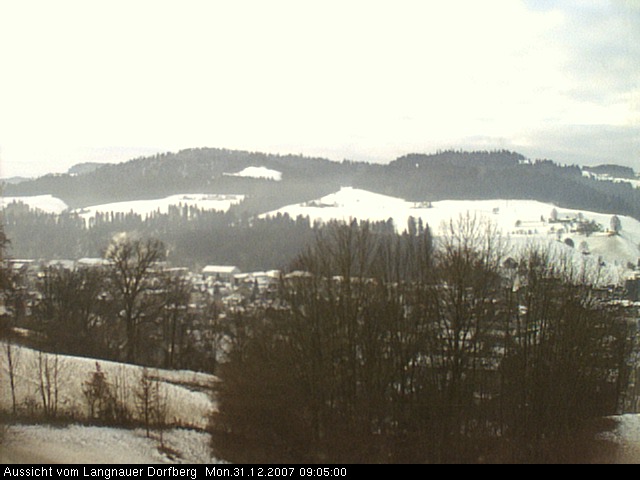 Webcam-Bild: Aussicht vom Dorfberg in Langnau 20071231-090500