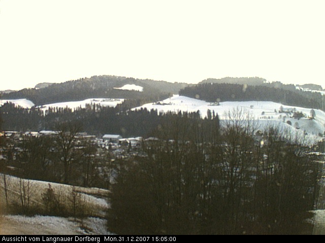 Webcam-Bild: Aussicht vom Dorfberg in Langnau 20071231-150500