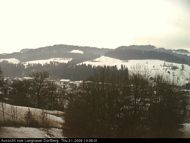 Webcam-Bild: Aussicht vom Dorfberg in Langnau 20080103-100500