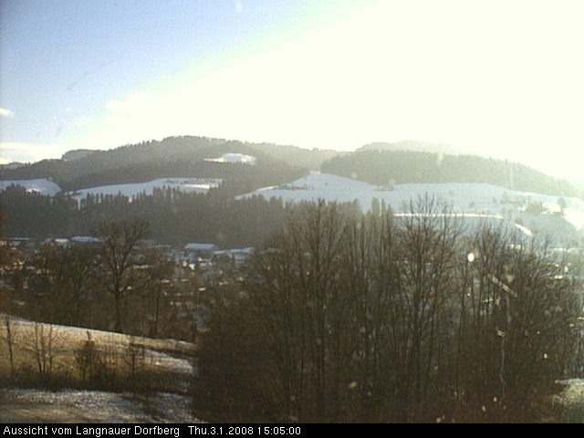 Webcam-Bild: Aussicht vom Dorfberg in Langnau 20080103-150500