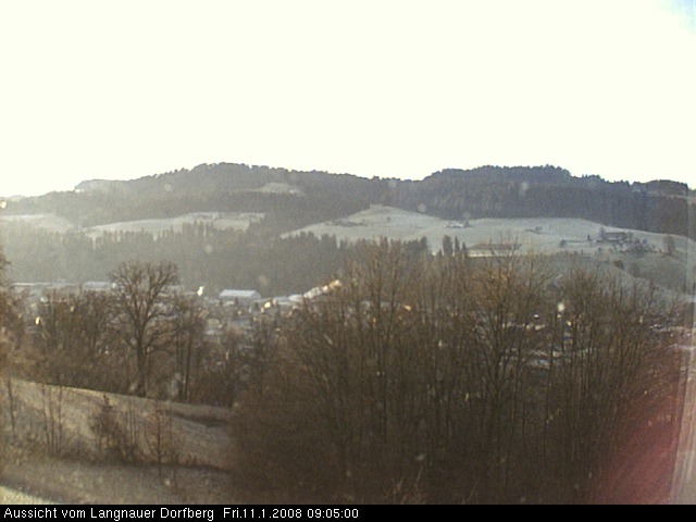 Webcam-Bild: Aussicht vom Dorfberg in Langnau 20080111-090500