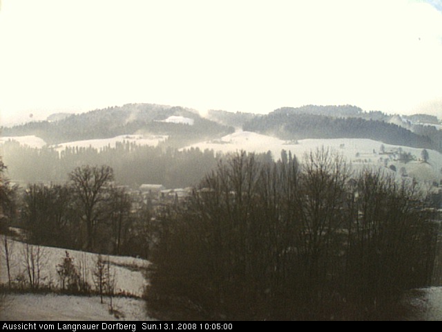 Webcam-Bild: Aussicht vom Dorfberg in Langnau 20080113-100500