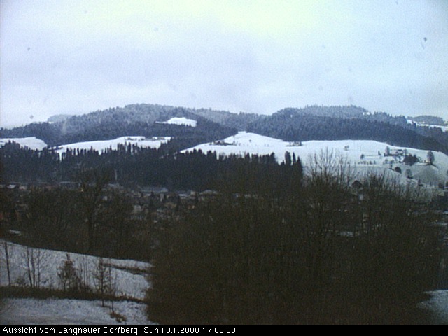 Webcam-Bild: Aussicht vom Dorfberg in Langnau 20080113-170500