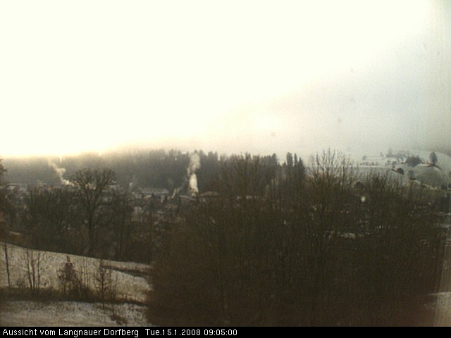 Webcam-Bild: Aussicht vom Dorfberg in Langnau 20080115-090500