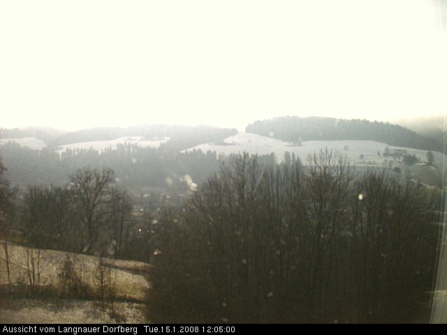 Webcam-Bild: Aussicht vom Dorfberg in Langnau 20080115-120500