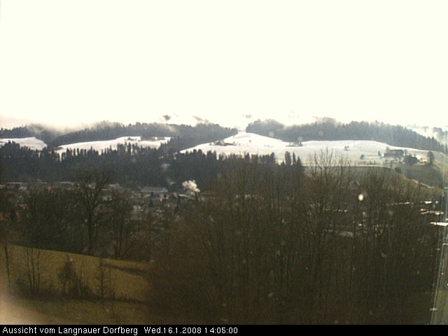 Webcam-Bild: Aussicht vom Dorfberg in Langnau 20080116-140500