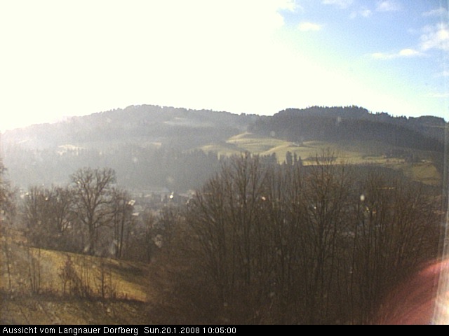 Webcam-Bild: Aussicht vom Dorfberg in Langnau 20080120-100500