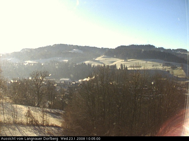 Webcam-Bild: Aussicht vom Dorfberg in Langnau 20080123-100500