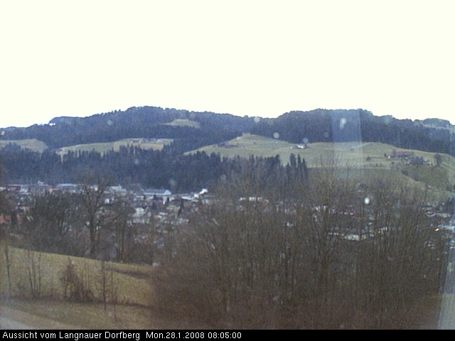 Webcam-Bild: Aussicht vom Dorfberg in Langnau 20080128-080500