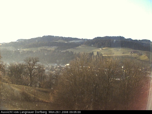 Webcam-Bild: Aussicht vom Dorfberg in Langnau 20080128-090500
