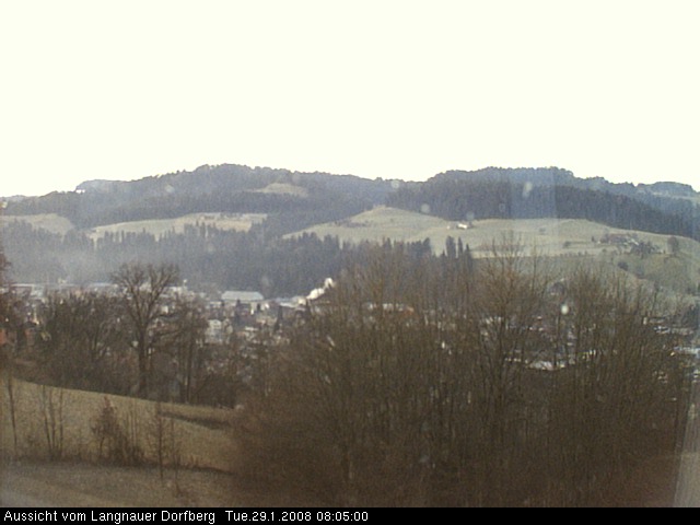 Webcam-Bild: Aussicht vom Dorfberg in Langnau 20080129-080500