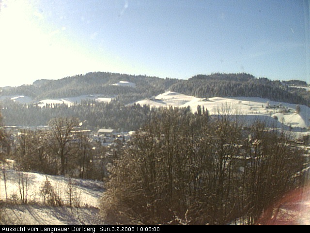 Webcam-Bild: Aussicht vom Dorfberg in Langnau 20080203-100500