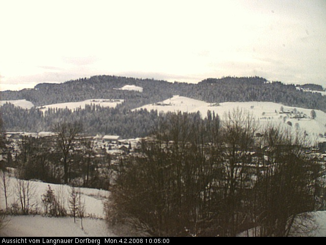 Webcam-Bild: Aussicht vom Dorfberg in Langnau 20080204-100500