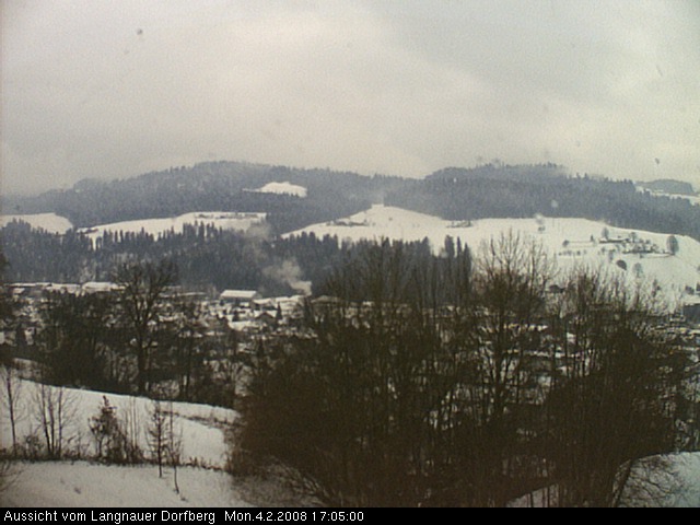 Webcam-Bild: Aussicht vom Dorfberg in Langnau 20080204-170500