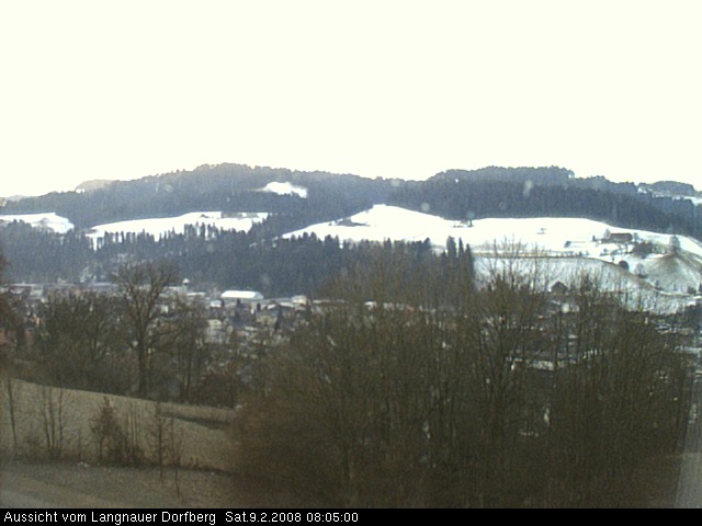 Webcam-Bild: Aussicht vom Dorfberg in Langnau 20080209-080500