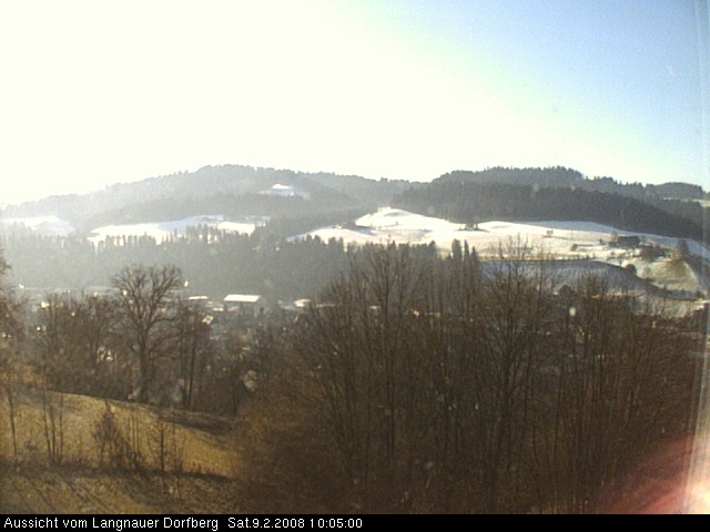 Webcam-Bild: Aussicht vom Dorfberg in Langnau 20080209-100500