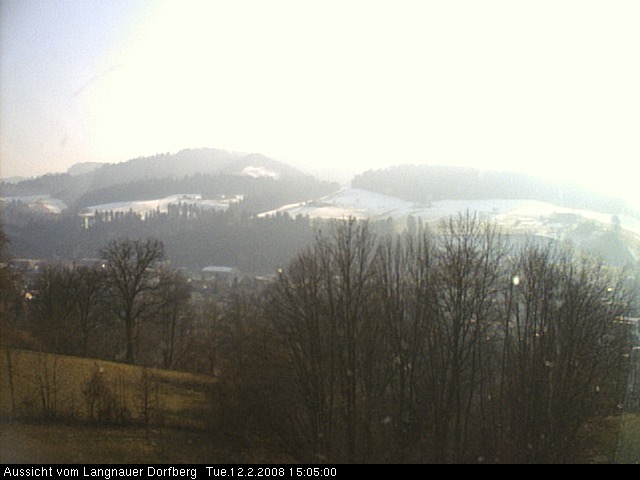 Webcam-Bild: Aussicht vom Dorfberg in Langnau 20080212-150500