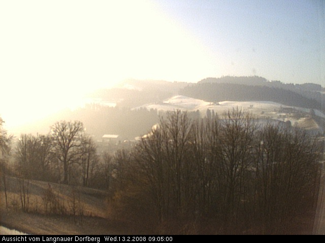 Webcam-Bild: Aussicht vom Dorfberg in Langnau 20080213-090500