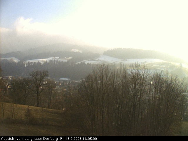 Webcam-Bild: Aussicht vom Dorfberg in Langnau 20080215-160500