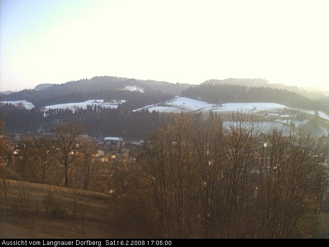 Webcam-Bild: Aussicht vom Dorfberg in Langnau 20080216-170500