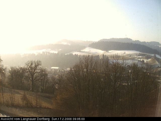 Webcam-Bild: Aussicht vom Dorfberg in Langnau 20080217-090500