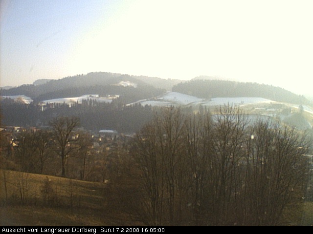 Webcam-Bild: Aussicht vom Dorfberg in Langnau 20080217-160500