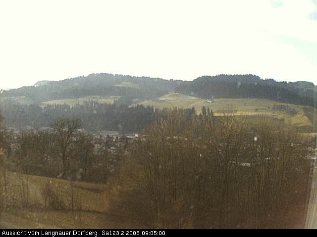 Webcam-Bild: Aussicht vom Dorfberg in Langnau 20080223-090500